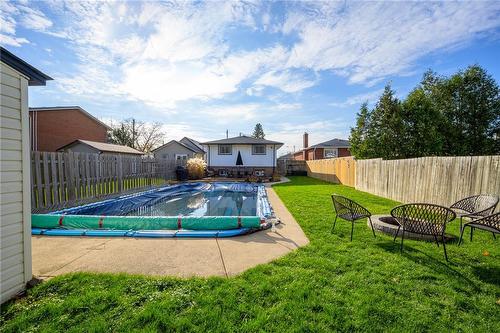 92 Sullivan Avenue, Thorold, ON - Outdoor With Above Ground Pool With Backyard