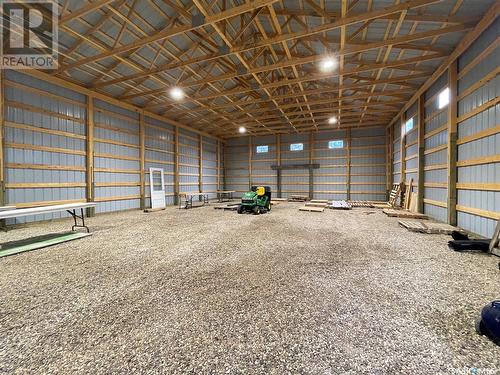 Yagelniski Acreage Rm Of Clayton No. 333, Hyas, SK - Indoor Photo Showing Garage