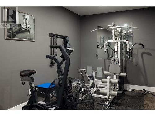 98 Ranchland Place, Coldstream, BC - Indoor Photo Showing Gym Room