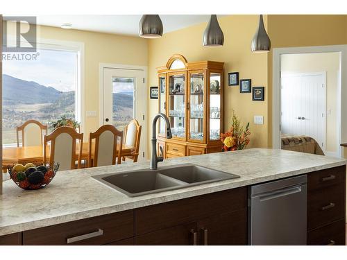 98 Ranchland Place, Coldstream, BC - Indoor Photo Showing Kitchen With Double Sink