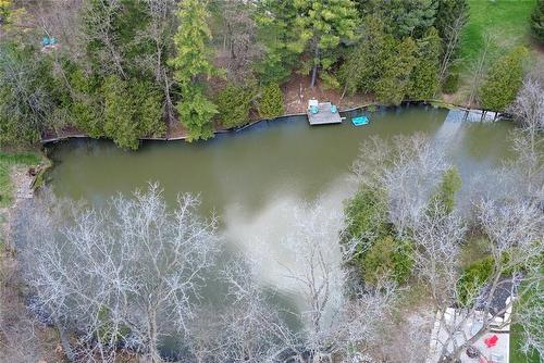 Private pond! - 25 Hammond Road, Brant, ON - Outdoor With Body Of Water