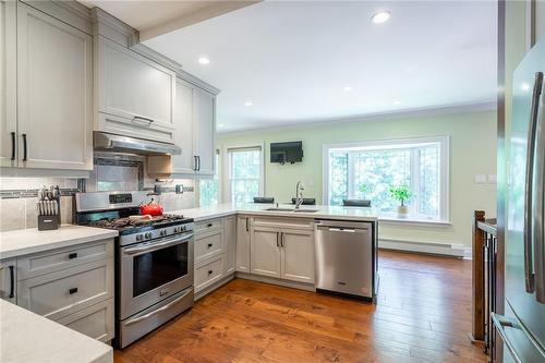 13 Freeman Place, Hamilton, ON - Indoor Photo Showing Kitchen With Upgraded Kitchen
