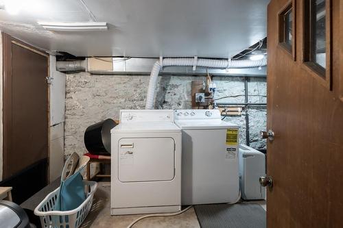 Shared laundry in basement (separate access at back of house) - 527 Barton Street E, Hamilton, ON - Indoor Photo Showing Laundry Room