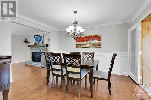 1782 Ernest Avenue, Ottawa, ON - Indoor Photo Showing Dining Room With Fireplace