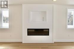 Shiplap fireplace from previous unit - 