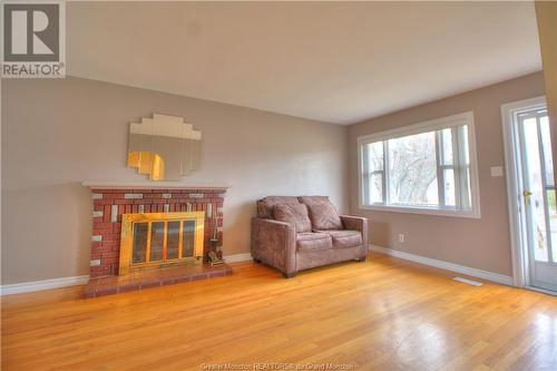 13 Whitney, Moncton, NB - Indoor Photo Showing Living Room With Fireplace
