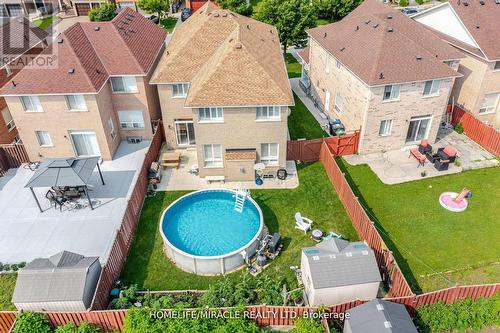 38 Mario St, Brampton, ON - Outdoor With Above Ground Pool