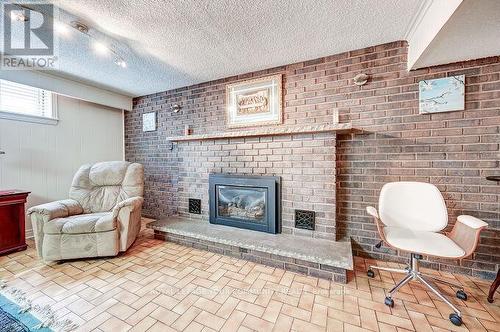 43 Starview Dr, Toronto, ON - Indoor Photo Showing Living Room With Fireplace