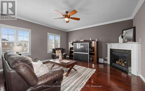 3185 Country Lane, Whitby, ON - Indoor Photo Showing Living Room With Fireplace
