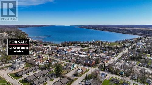 608 Gould Street, Wiarton, ON - Outdoor With Body Of Water With View