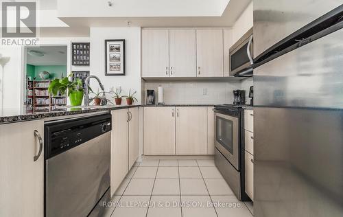 #1406 -5740 Yonge St, Toronto, ON - Indoor Photo Showing Kitchen With Stainless Steel Kitchen