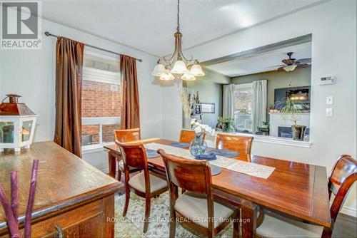 1144 Scollard Drive, Peterborough, ON - Indoor Photo Showing Dining Room With Fireplace