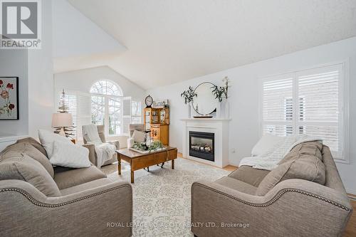 17 Milson Cres, Guelph, ON - Indoor Photo Showing Living Room With Fireplace