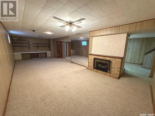 481 Broadway Street W, Fort Qu'Appelle, SK - Indoor With Fireplace