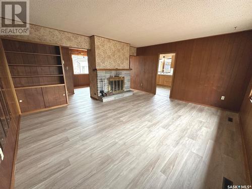 481 Broadway Street W, Fort Qu'Appelle, SK - Indoor Photo Showing Other Room With Fireplace