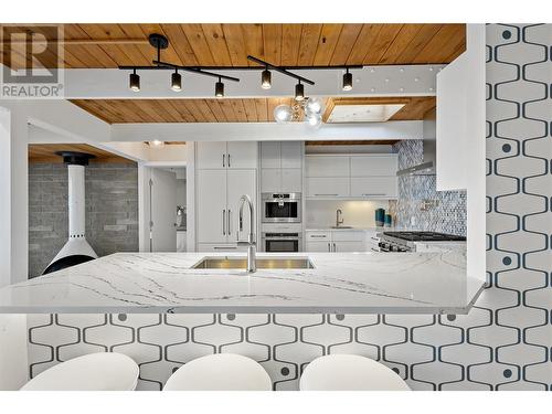 266 Alder Avenue, Kaleden, BC - Indoor Photo Showing Kitchen With Double Sink