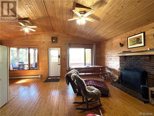 8194 Route 3, Moores Mills, NB - Indoor With Fireplace