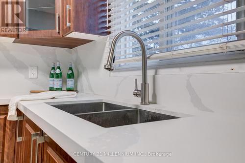 47 - 45 Hansen Road N, Brampton, ON - Indoor Photo Showing Kitchen With Double Sink