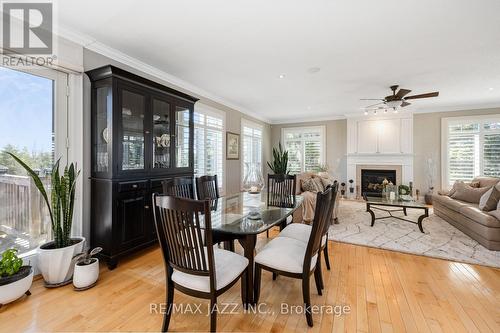 23 Venton Court, Clarington, ON - Indoor With Fireplace