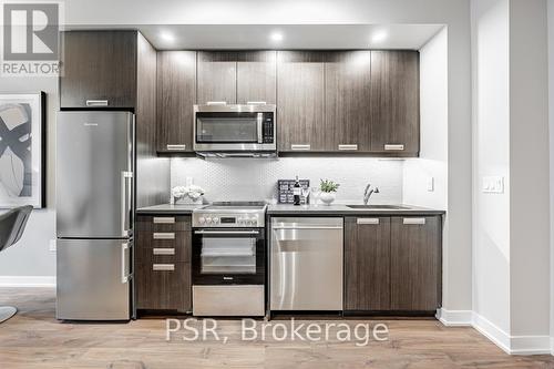 2105 - 99 John Street, Toronto, ON - Indoor Photo Showing Kitchen With Stainless Steel Kitchen With Upgraded Kitchen