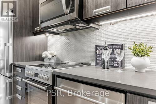 #2105 -99 John St, Toronto, ON - Indoor Photo Showing Kitchen With Stainless Steel Kitchen With Upgraded Kitchen