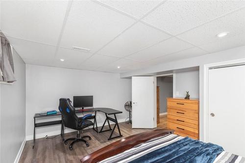 Generously sized basement bedroom #1. - 64 Terrace Drive, Dundas, ON - Indoor Photo Showing Bedroom