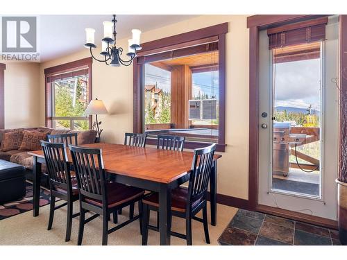 375 Raven Ridge Road Unit# 3 201, Big White, BC - Indoor Photo Showing Dining Room