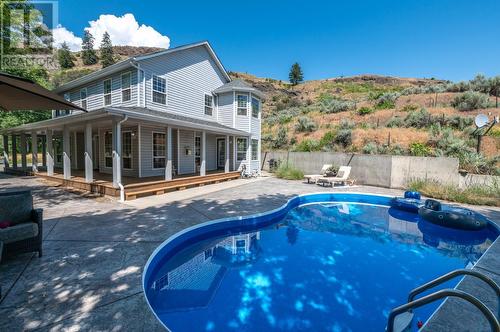 18740 Old Richter Pass Road, Osoyoos, BC - Outdoor With In Ground Pool With Deck Patio Veranda