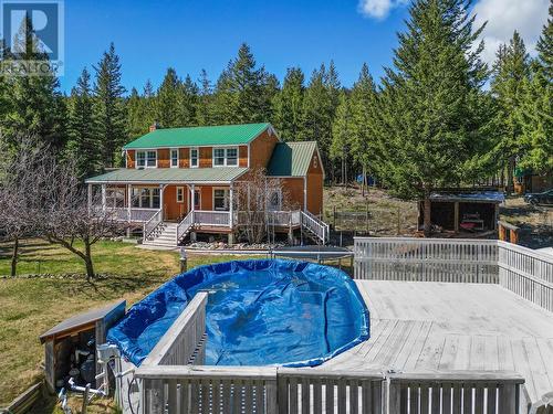 187 Pinewood Drive, Princeton, BC - Outdoor With Above Ground Pool