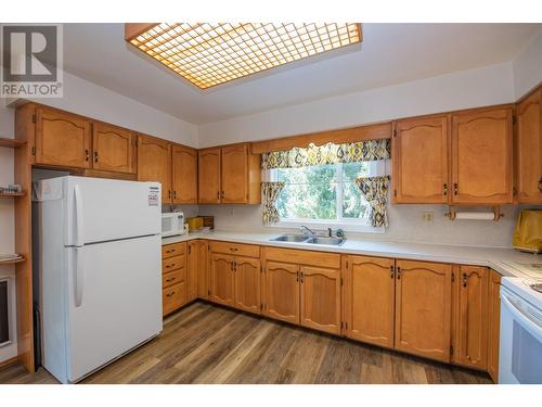 225 Trinity Valley Road, Lumby, BC - Indoor Photo Showing Kitchen With Double Sink