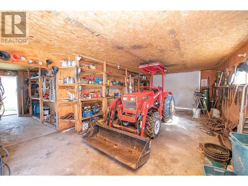 225 Trinity Valley Road, Lumby, BC - Indoor Photo Showing Garage