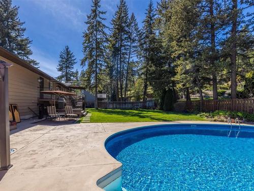 1618 Blackwood Drive, West Kelowna, BC - Outdoor With In Ground Pool With Backyard