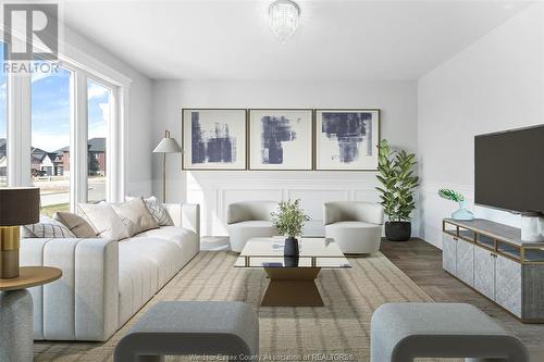 322 Benson Crt., Amherstburg, ON - Indoor Photo Showing Living Room