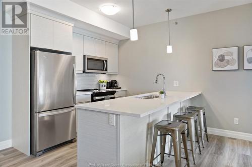 728 Brownstone Unit# 303, Lakeshore, ON - Indoor Photo Showing Kitchen With Upgraded Kitchen
