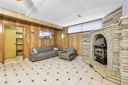 125 Laurier Avenue, Hamilton, ON - Indoor With Fireplace