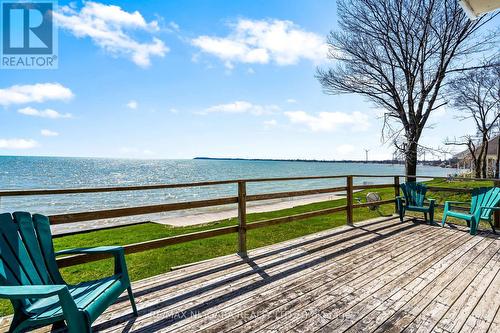 13165 Lakeshore Road, Wainfleet, ON - Outdoor With Body Of Water With Deck Patio Veranda With View
