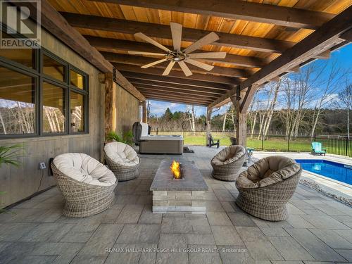 4443 6 Line N, Oro-Medonte, ON - Outdoor With In Ground Pool With Exterior