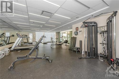 40 Nepean Street Unit#2003, Ottawa, ON - Indoor Photo Showing Gym Room