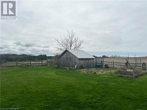Rear Yard w/shed - 5083 Bruce Road 3, Saugeen Shores, ON - Outdoor With View