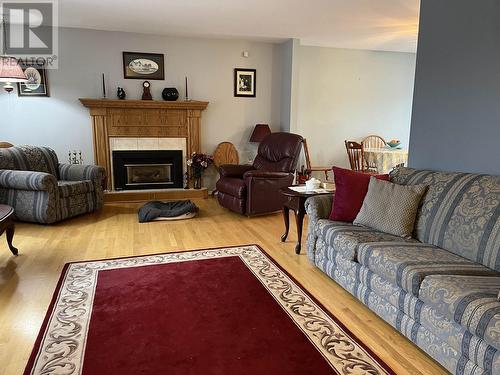317 Vanderview Drive, Vanderhoof, BC - Indoor Photo Showing Living Room With Fireplace