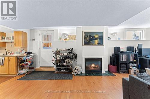 148 Cunningham Dr, Barrie, ON - Indoor Photo Showing Living Room With Fireplace