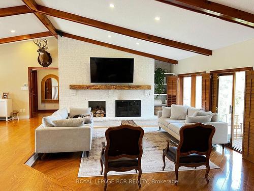 17397 Humberstation Rd, Caledon, ON - Indoor Photo Showing Living Room With Fireplace