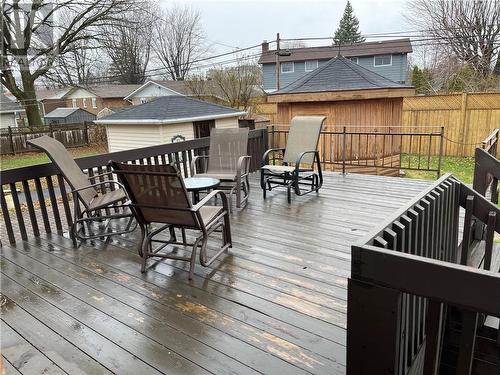 Deck off kitchen - 1118 Fifth Street E, Cornwall, ON - Outdoor With Deck Patio Veranda With Exterior