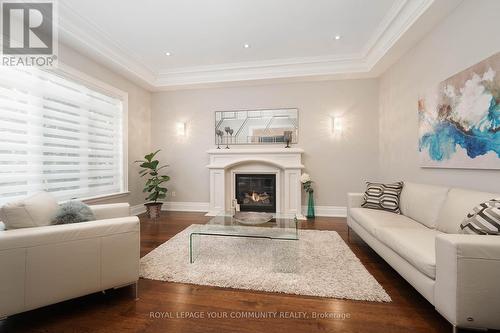 76 Elm Grove Ave, Richmond Hill, ON - Indoor Photo Showing Living Room With Fireplace