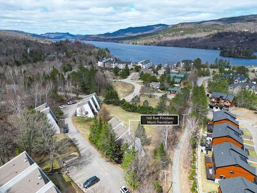 Aerial photo - 168 Rue Pinoteau, Mont-Tremblant, QC - Outdoor With Body Of Water With View