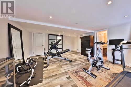 1239 Stavebank Rd, Mississauga, ON - Indoor Photo Showing Gym Room