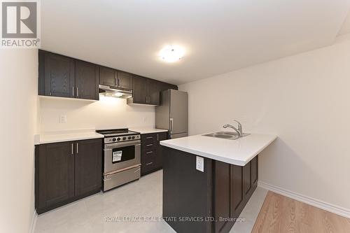 #Lower -46 Bannister Rd, Barrie, ON - Indoor Photo Showing Kitchen With Double Sink