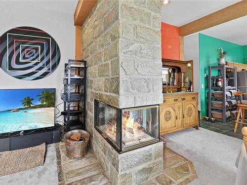 1059 Pat Burns Ave, Gabriola Island, BC - Indoor Photo Showing Other Room With Fireplace