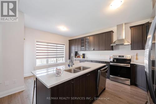 63 Jazzberry Road, Brampton, ON - Indoor Photo Showing Kitchen With Double Sink With Upgraded Kitchen