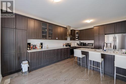63 Jazzberry Rd, Brampton, ON - Indoor Photo Showing Kitchen With Upgraded Kitchen